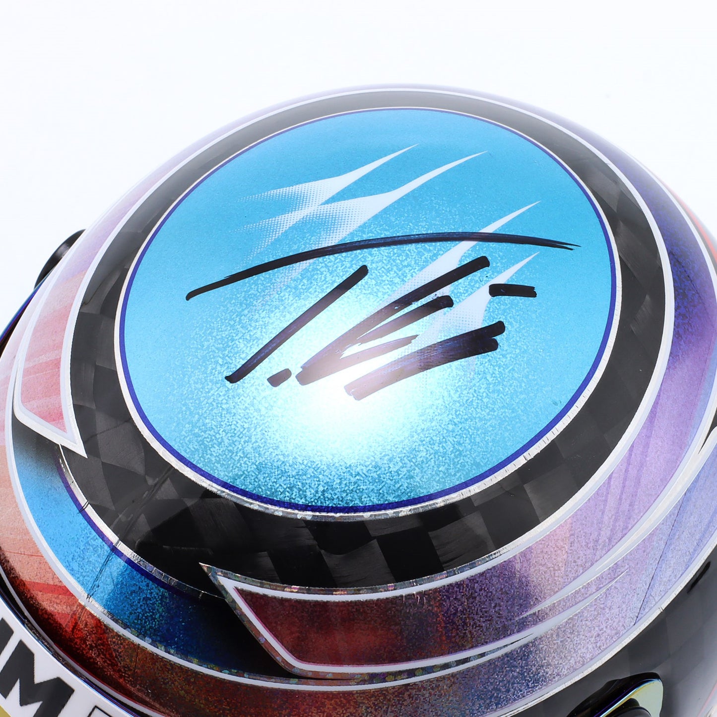 Mini Helm Carbon Tim Heinemann DTM 2023 Maßstab 1:2