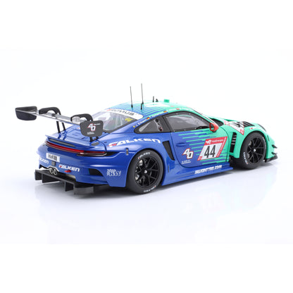 Modellauto Porsche 911 GT3 R (992) Falken #44 24h Nürburgring 2023 1:18 Minichamps