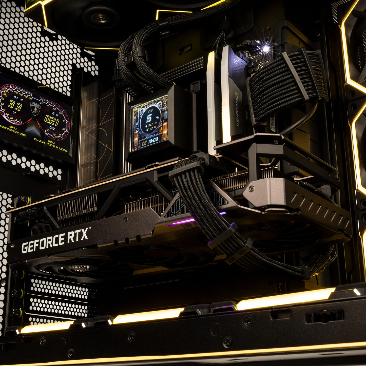 *Limited Edition* SimRacing PC SUPERVELOCE Lamborghini (NVIDIA RTX 4090 & AMD Ryzen 7 7800X3D)