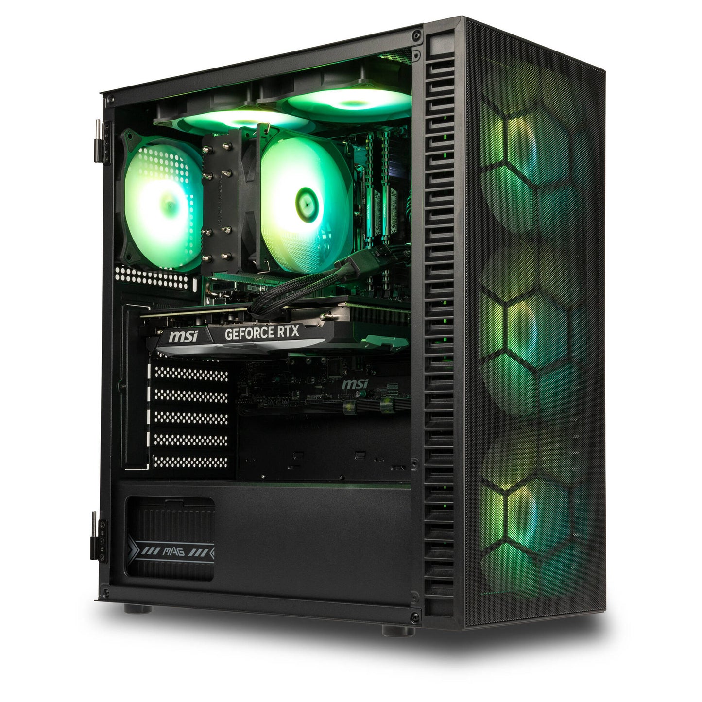 SimRacing PC PRO für Single Screen (NVIDIA RTX 5070 & AMD Ryzen 7 5700X3D)