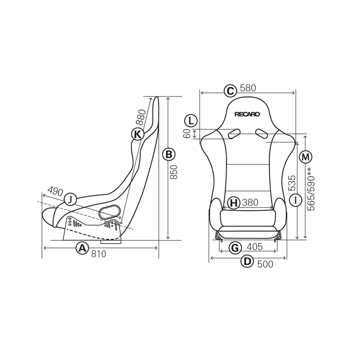 Recaro Pole Position N.G. FIA SimRacing Sitz