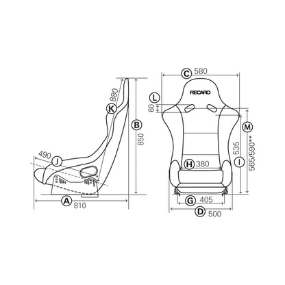 Recaro Pole Position N.G. FIA SimRacing Sitz