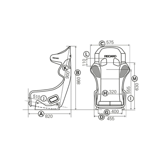 Recaro Pro Racer SPG SimRacing Sitz